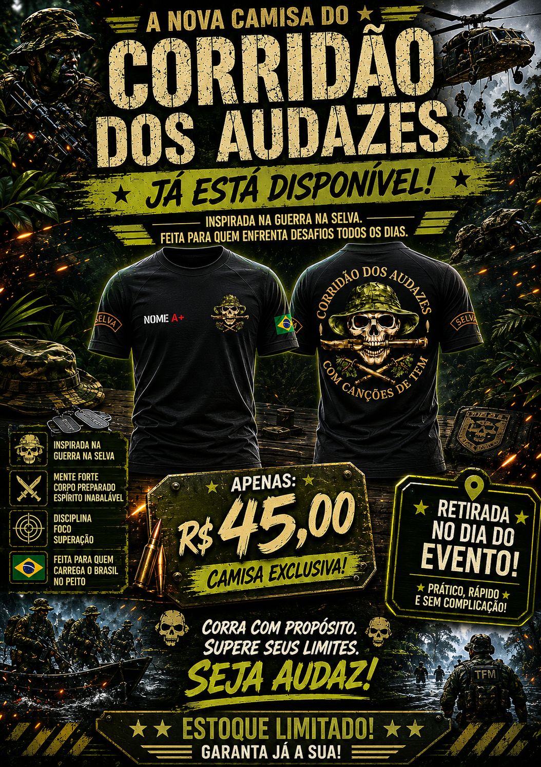 Imagem do evento Corridão dos Audazes — 3ª Edição